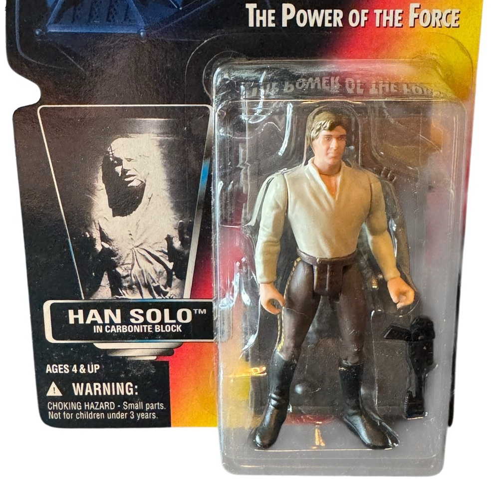 Star Wars Power of the Force Action Figure Han Solo Frozen in Carbonite Block - Picture 2 of 6
